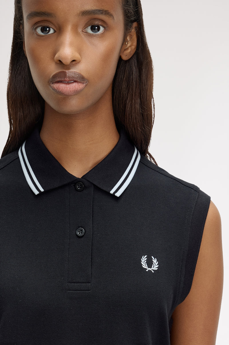 THE SLEEVELESS FRED PERRY SHIRT DRESS