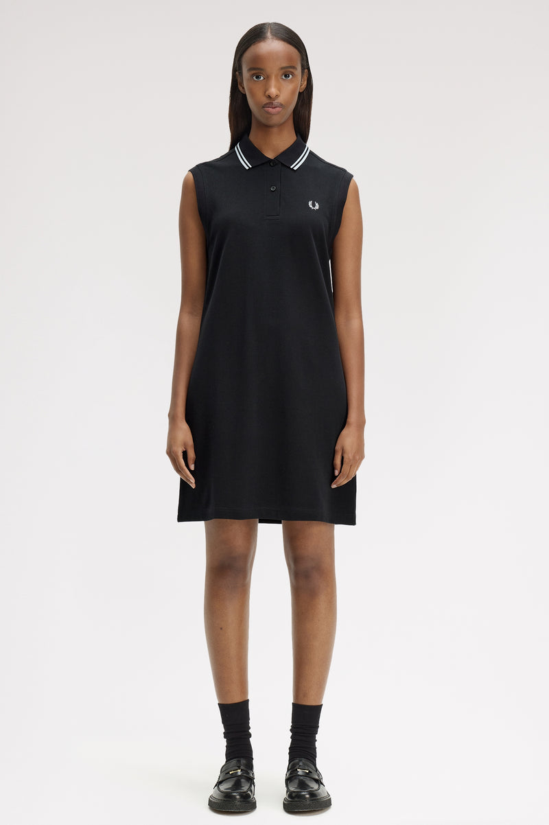 THE SLEEVELESS FRED PERRY SHIRT DRESS