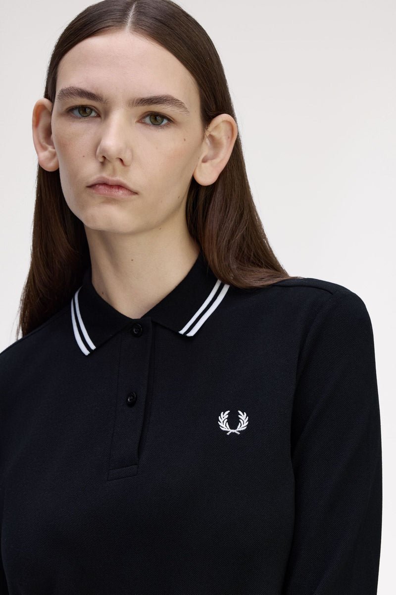 LS TWIN TIPPED FRED PERRY DRESS
