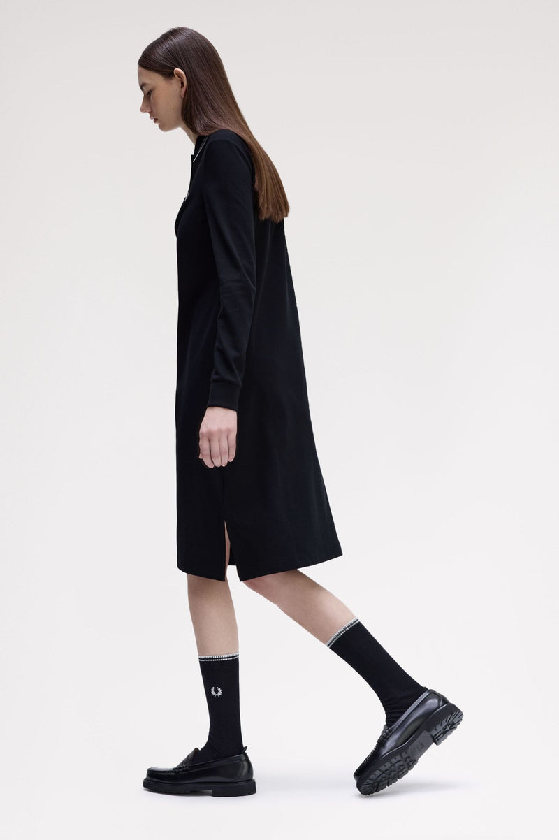 LS TWIN TIPPED FRED PERRY DRESS
