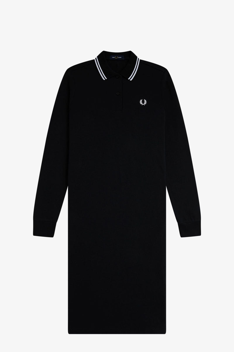 LS TWIN TIPPED FRED PERRY DRESS