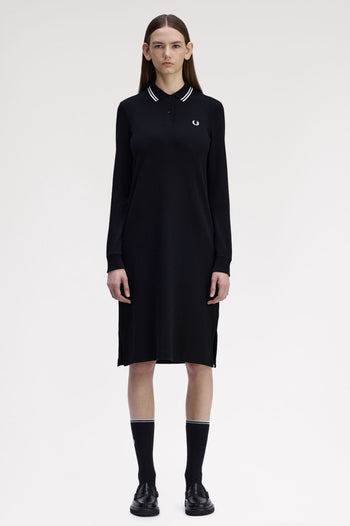 LS TWIN TIPPED FRED PERRY DRESS
