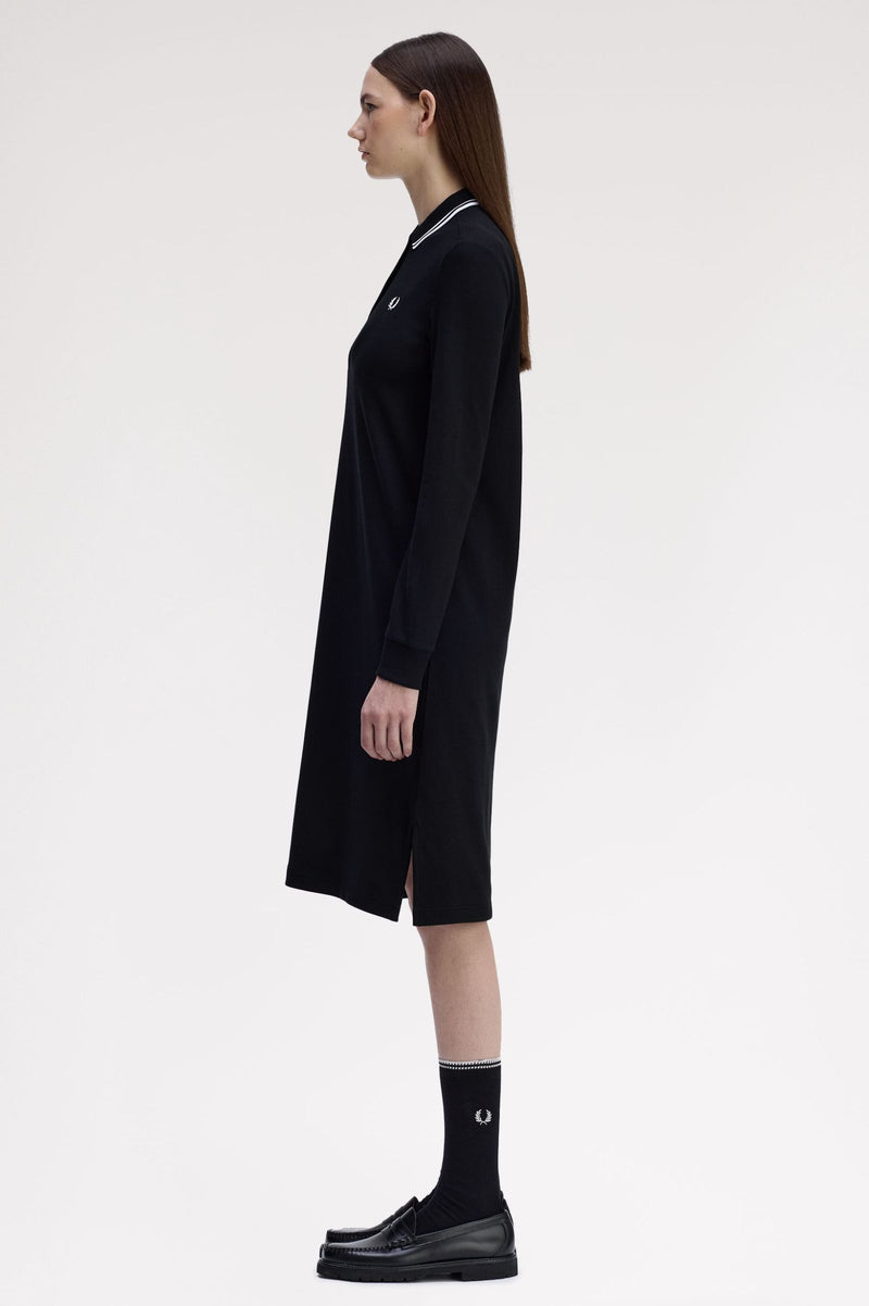 LS TWIN TIPPED FRED PERRY DRESS