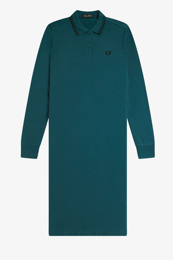 LS TWIN TIPPED FRED PERRY DRESS