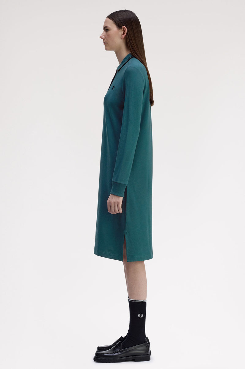 LS TWIN TIPPED FRED PERRY DRESS