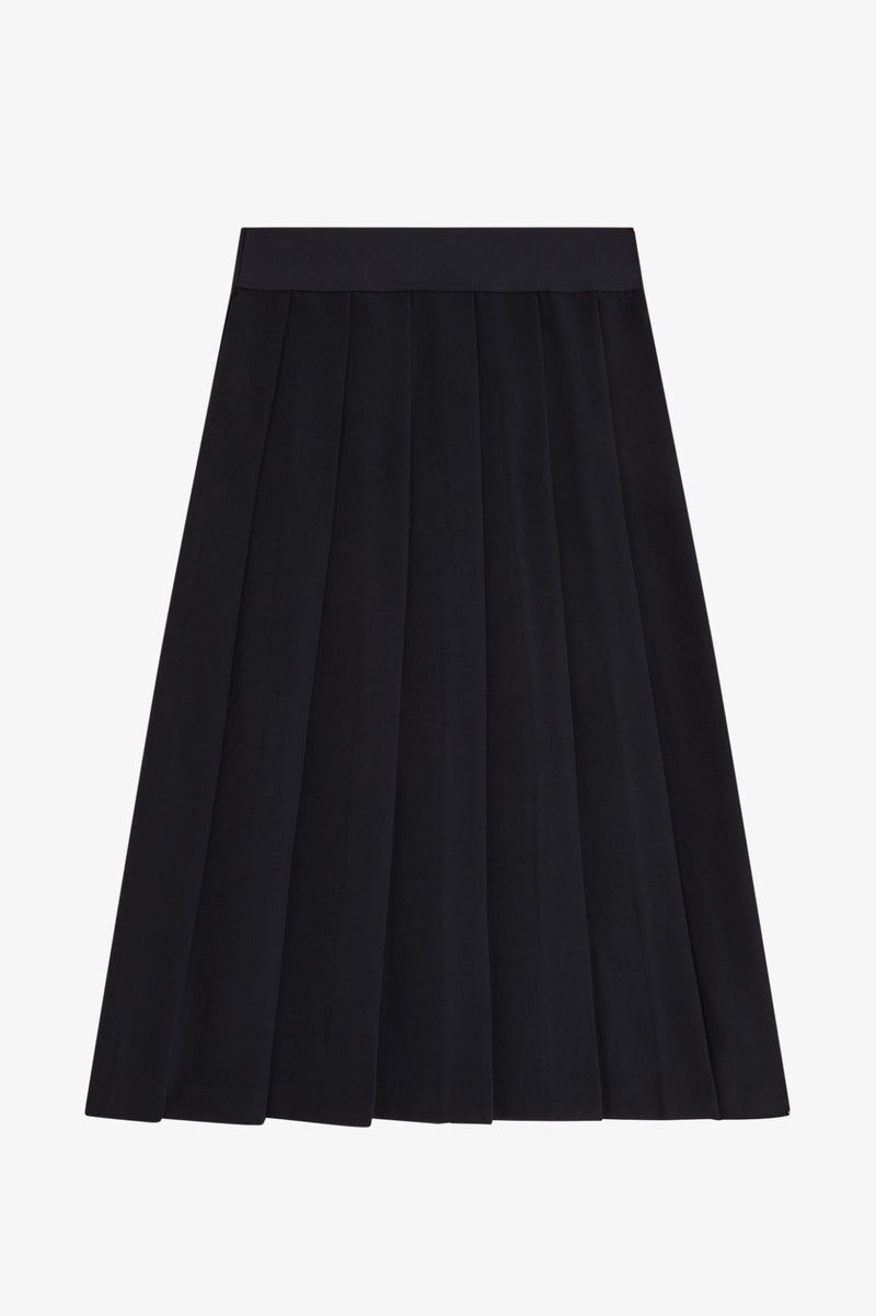 PLEATED MIDI SKIRT