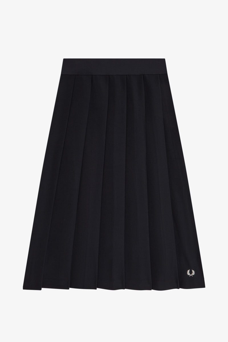 PLEATED MIDI SKIRT