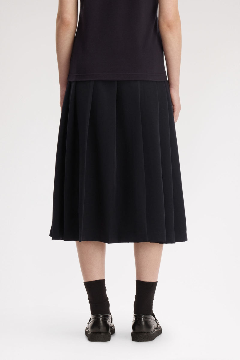 PLEATED MIDI SKIRT