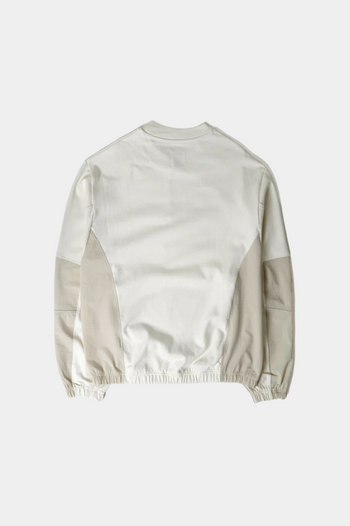 PANELED CREWNECK
