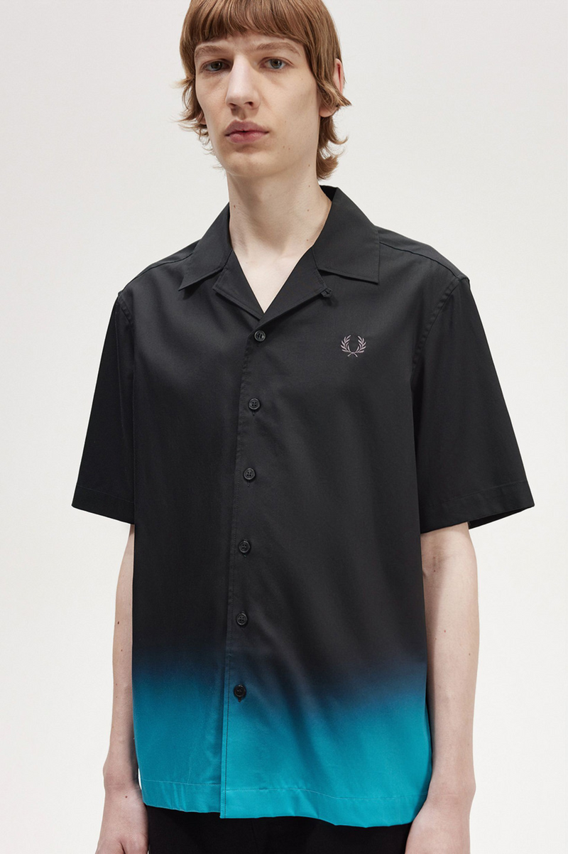 FRED PERRY OMBRE REVERE COLLAR SHIRT – 707