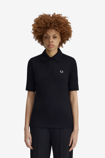 SHEER RIB POLO SHIRT