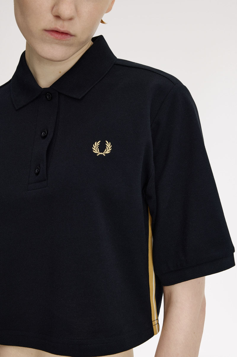 TAPE DETAIL POLO SHIRT