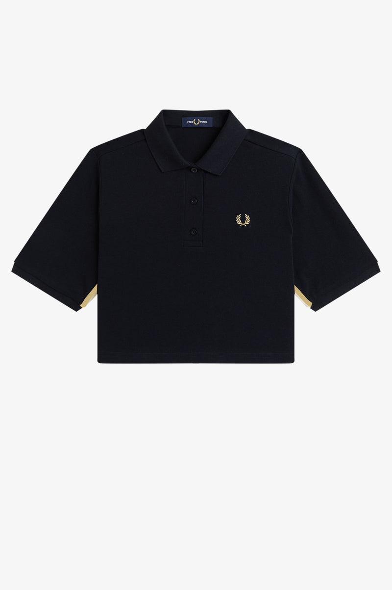 TAPE DETAIL POLO SHIRT