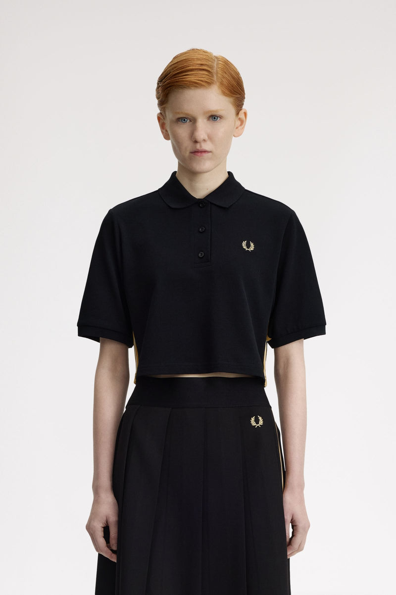 TAPE DETAIL POLO SHIRT