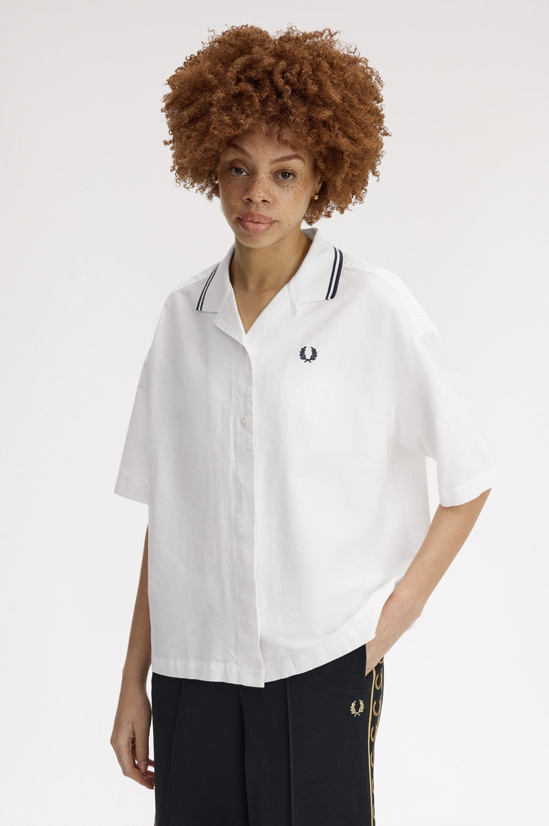 TIPPED PLACKET DETAIL SHIRT
