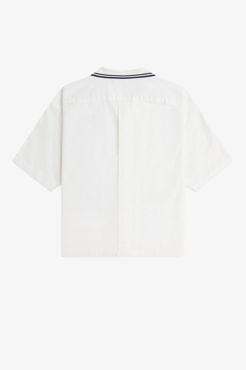TIPPED PLACKET DETAIL SHIRT