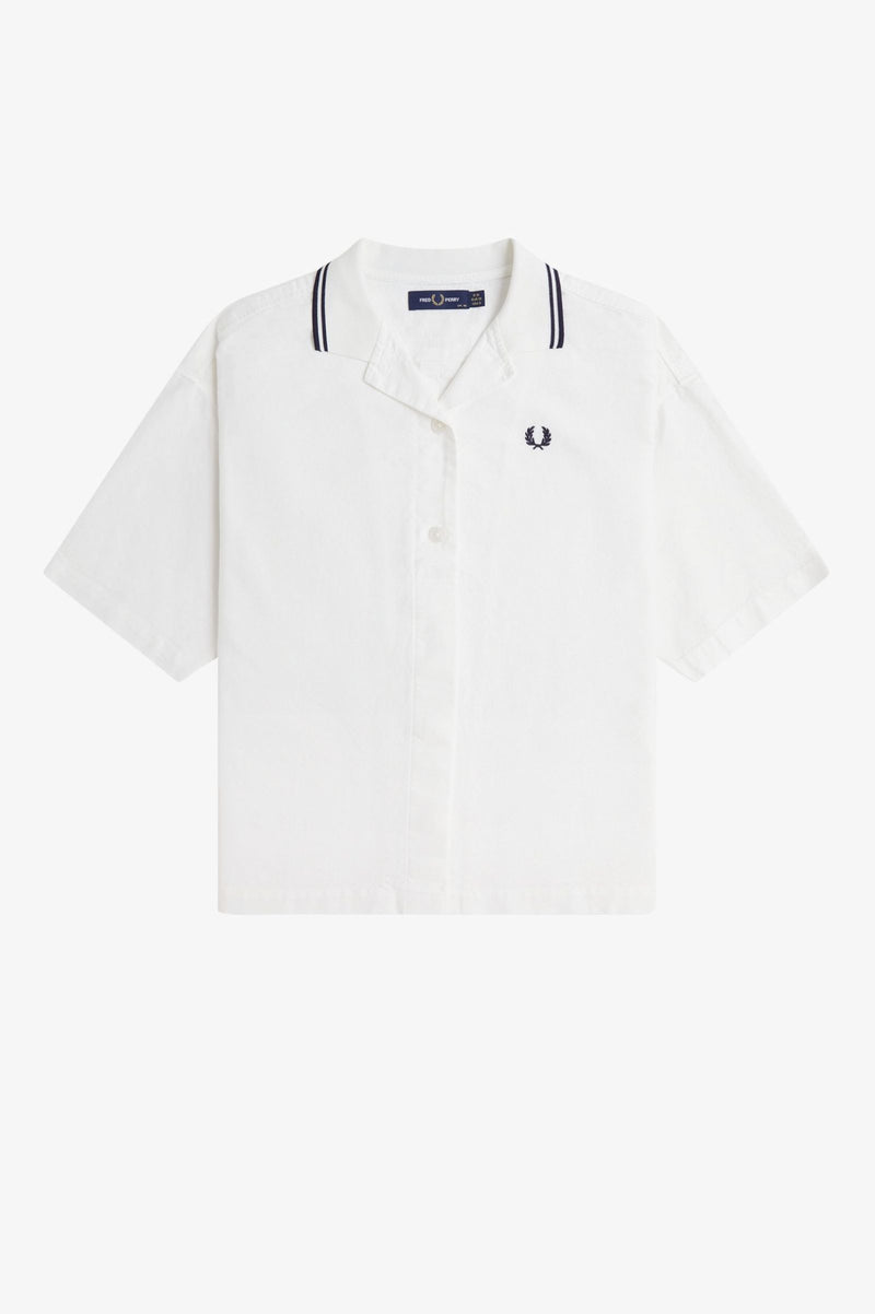 TIPPED PLACKET DETAIL SHIRT