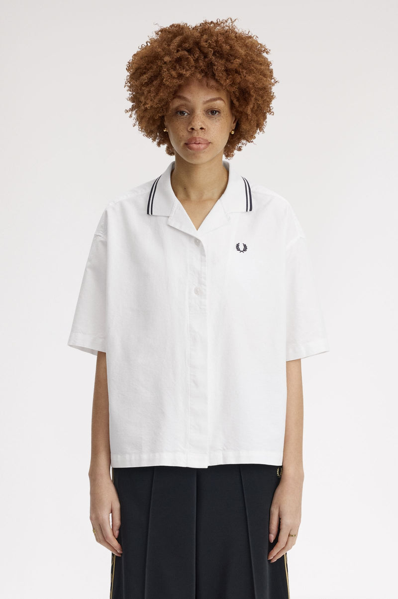 TIPPED PLACKET DETAIL SHIRT