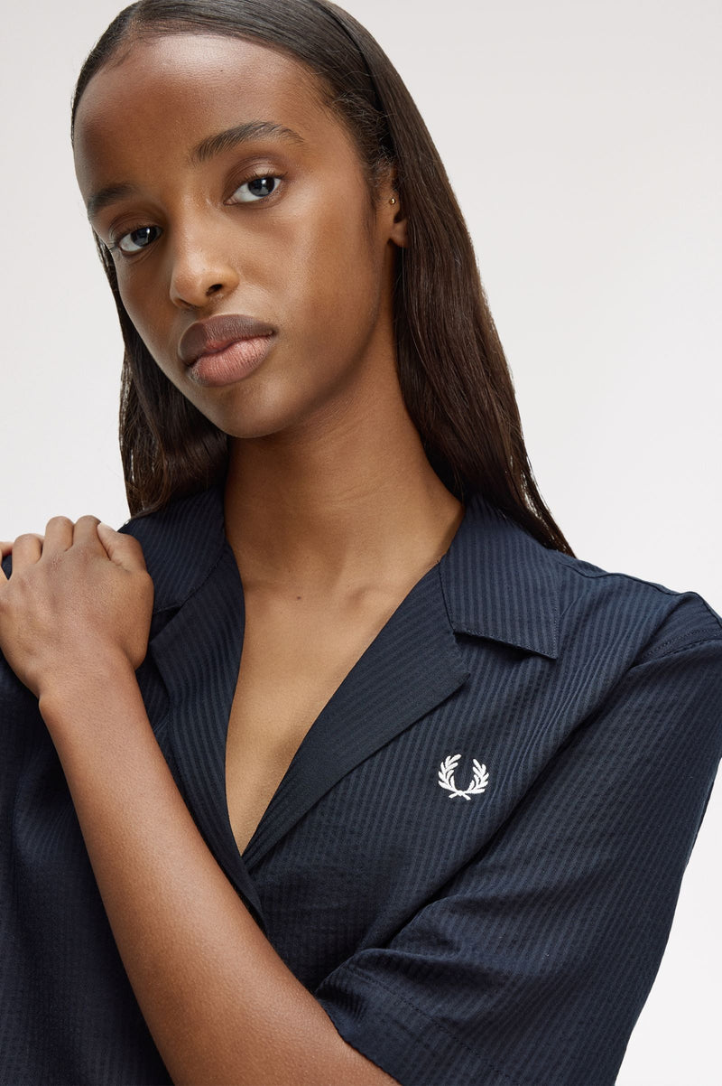 SHEER STRIPE SHIRT