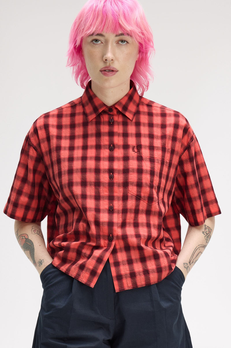 TEXTURED CHECK SHIRT