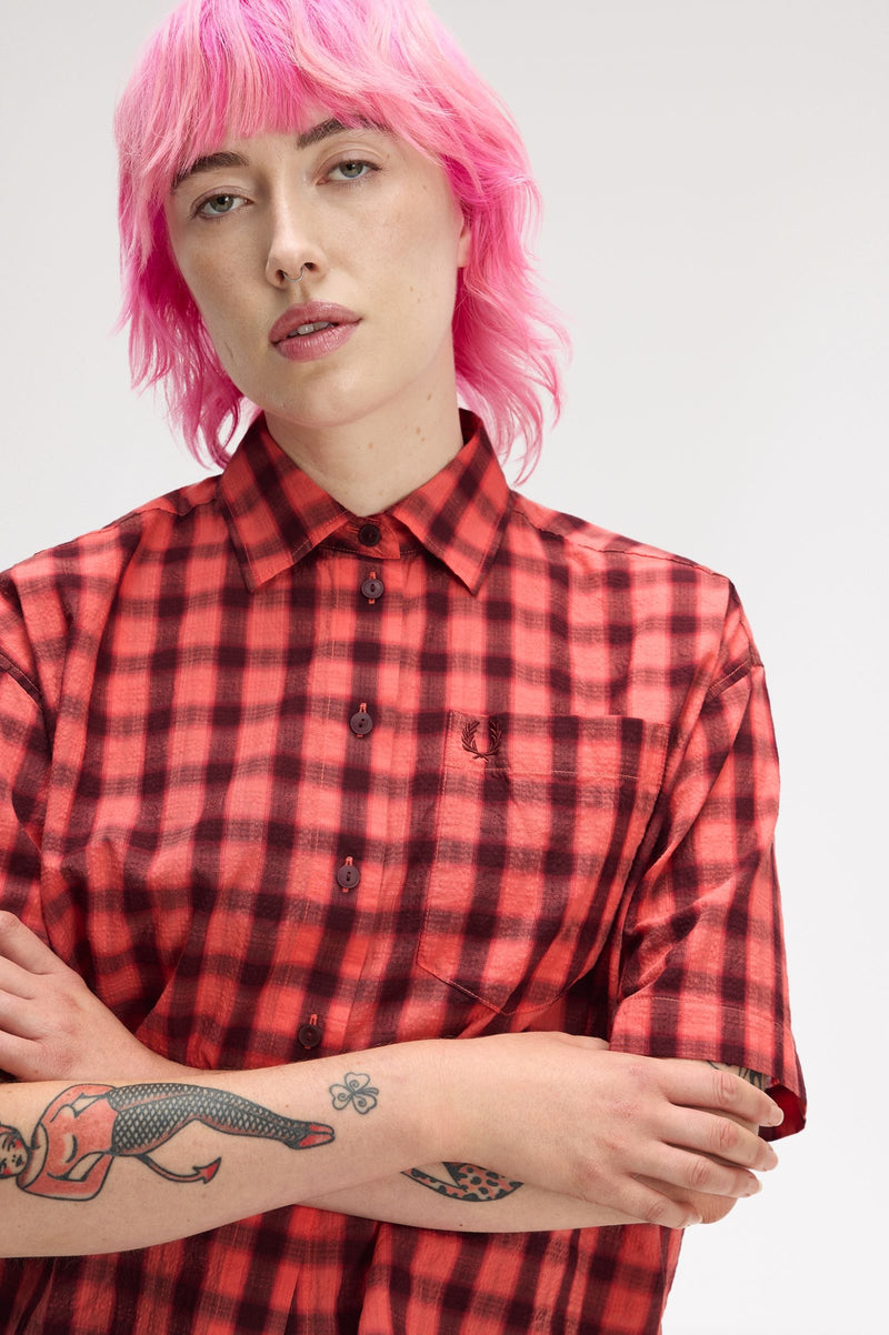 TEXTURED CHECK SHIRT