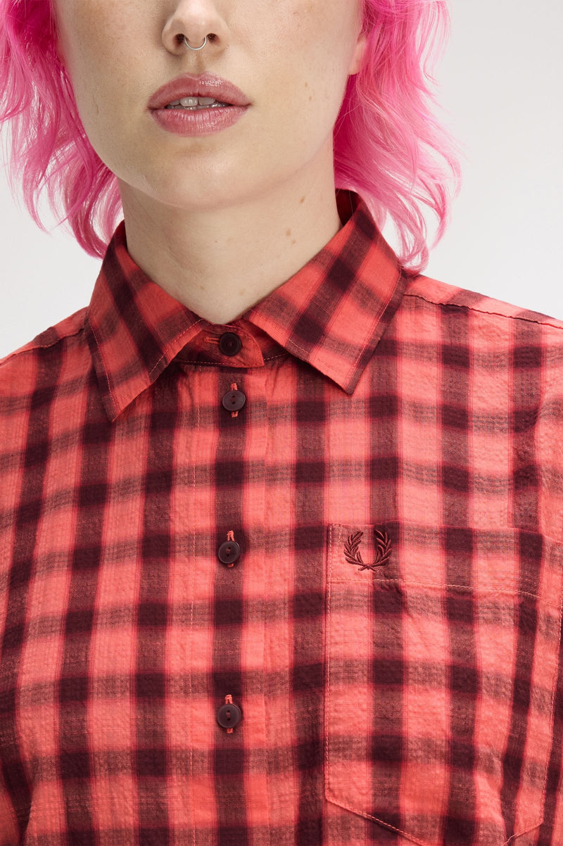 TEXTURED CHECK SHIRT