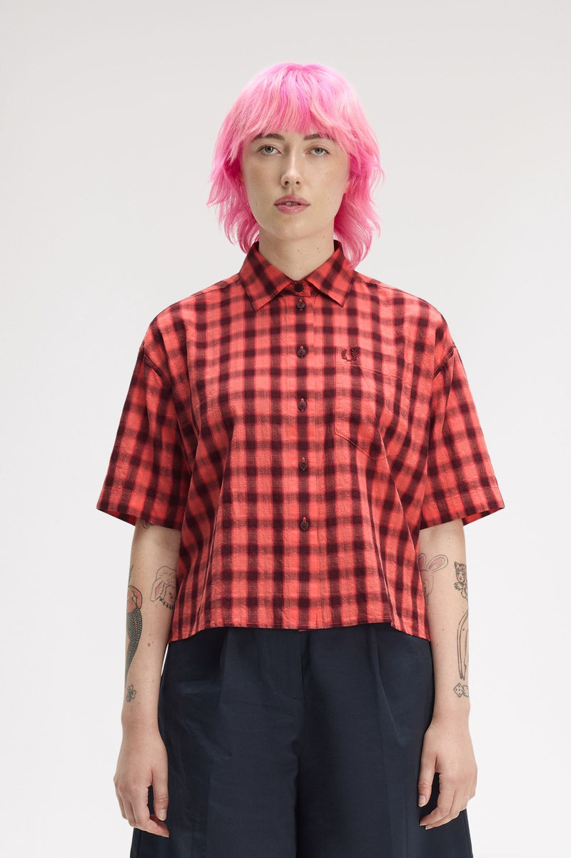 TEXTURED CHECK SHIRT