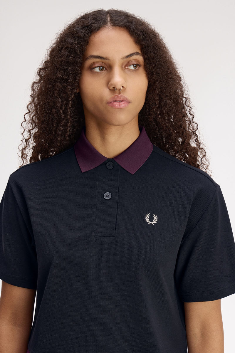CONTRAST HEM POLO SHIRT