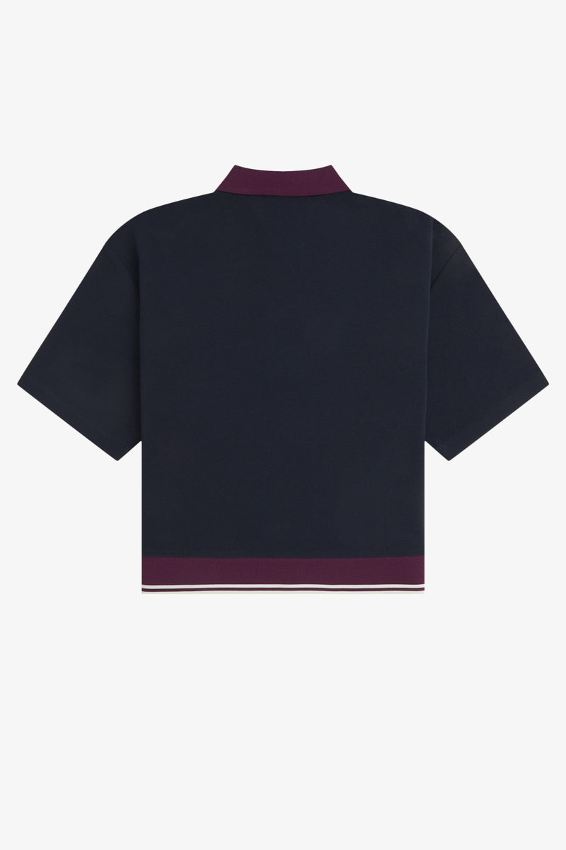 CONTRAST HEM POLO SHIRT