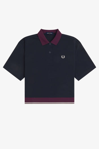 CONTRAST HEM POLO SHIRT