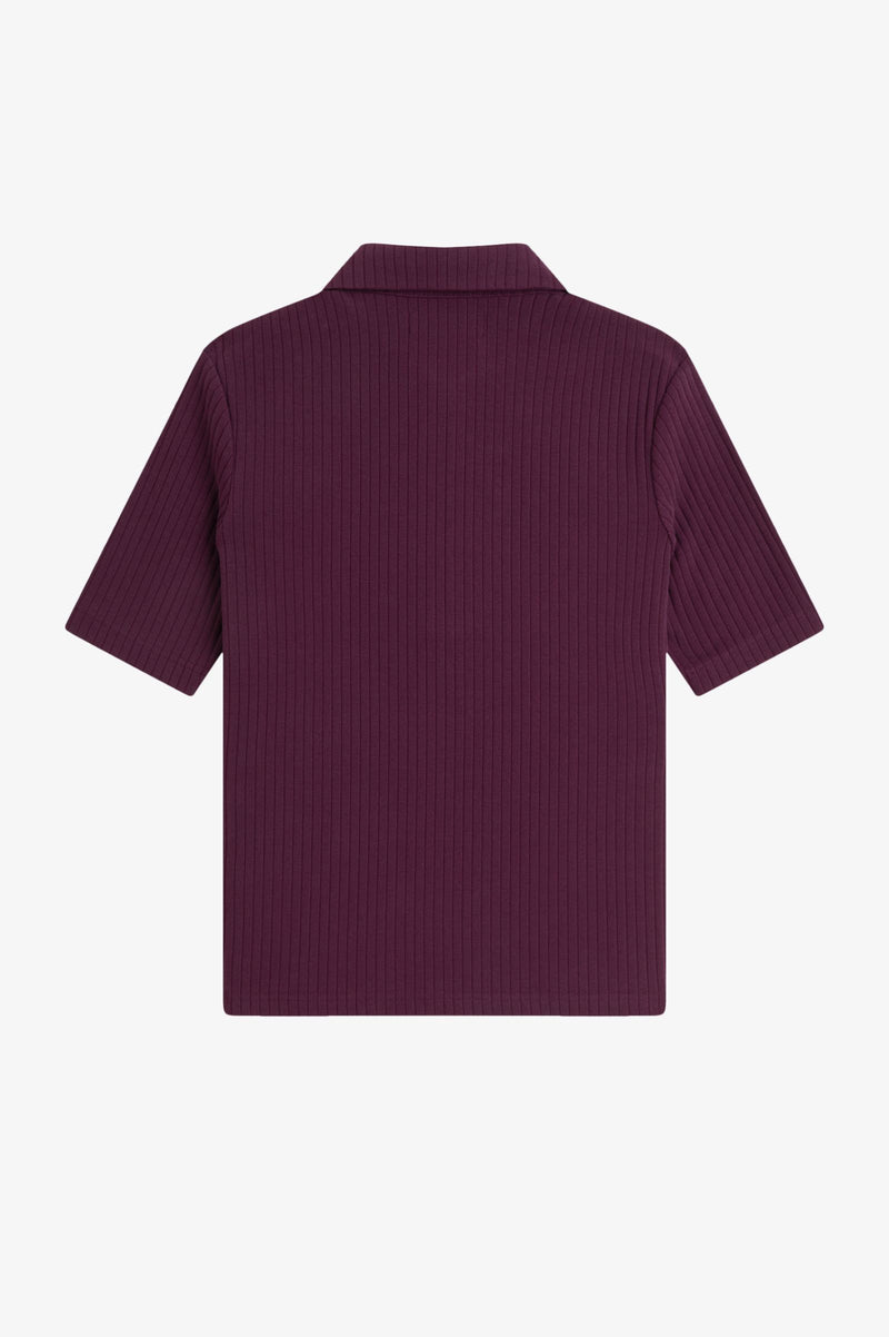 WIDE RIB POLO SHIRT