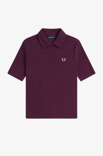 WIDE RIB POLO SHIRT
