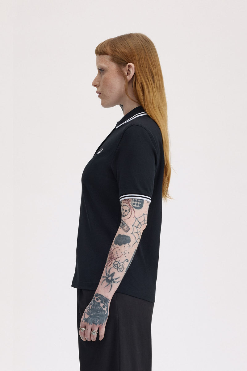 TWIN TIPPED FRED PERRY SHIRT
