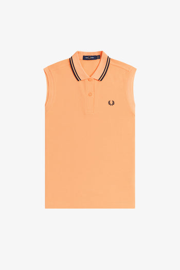 SLEEVELESS TWIN TIPPED FRED PERRY SHIRT