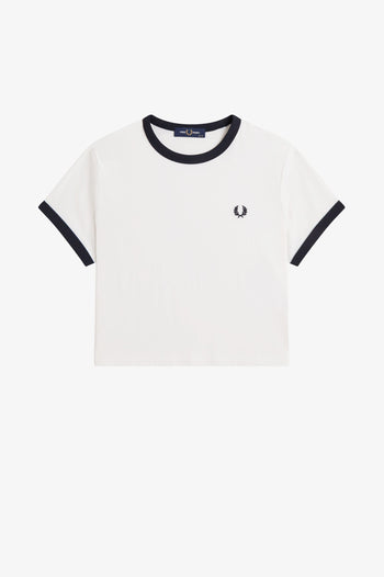 CROPPED RINGER T-SHIRT