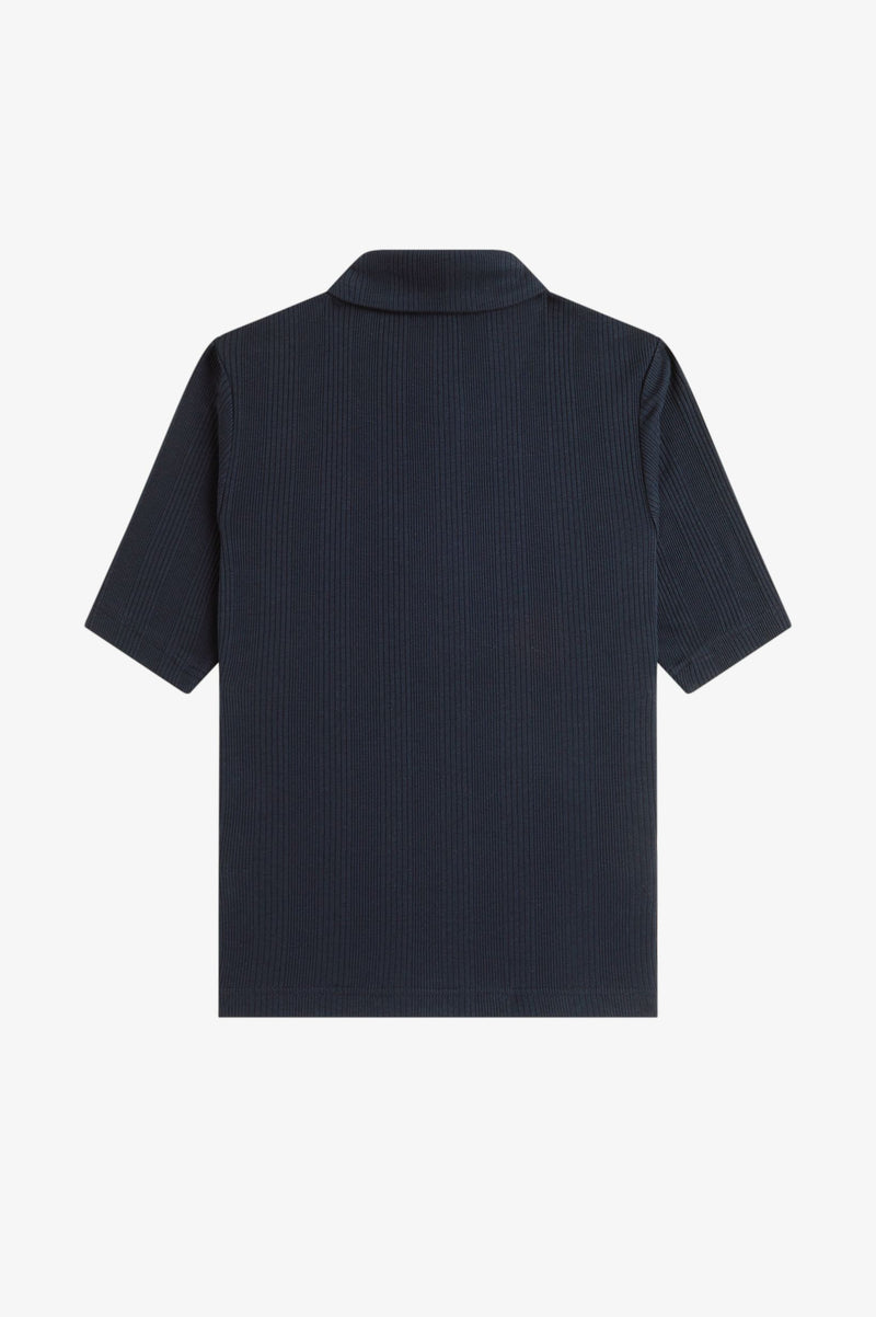 RIBBED POLO SHIRT