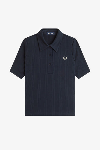 RIBBED POLO SHIRT