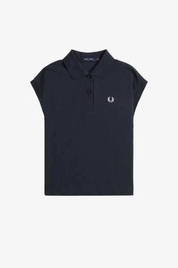 SLEEVELESS PIQUE SHIRT