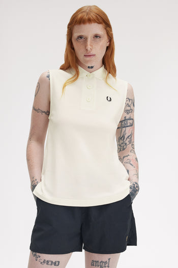 SLEEVELESS POLO SHIRT