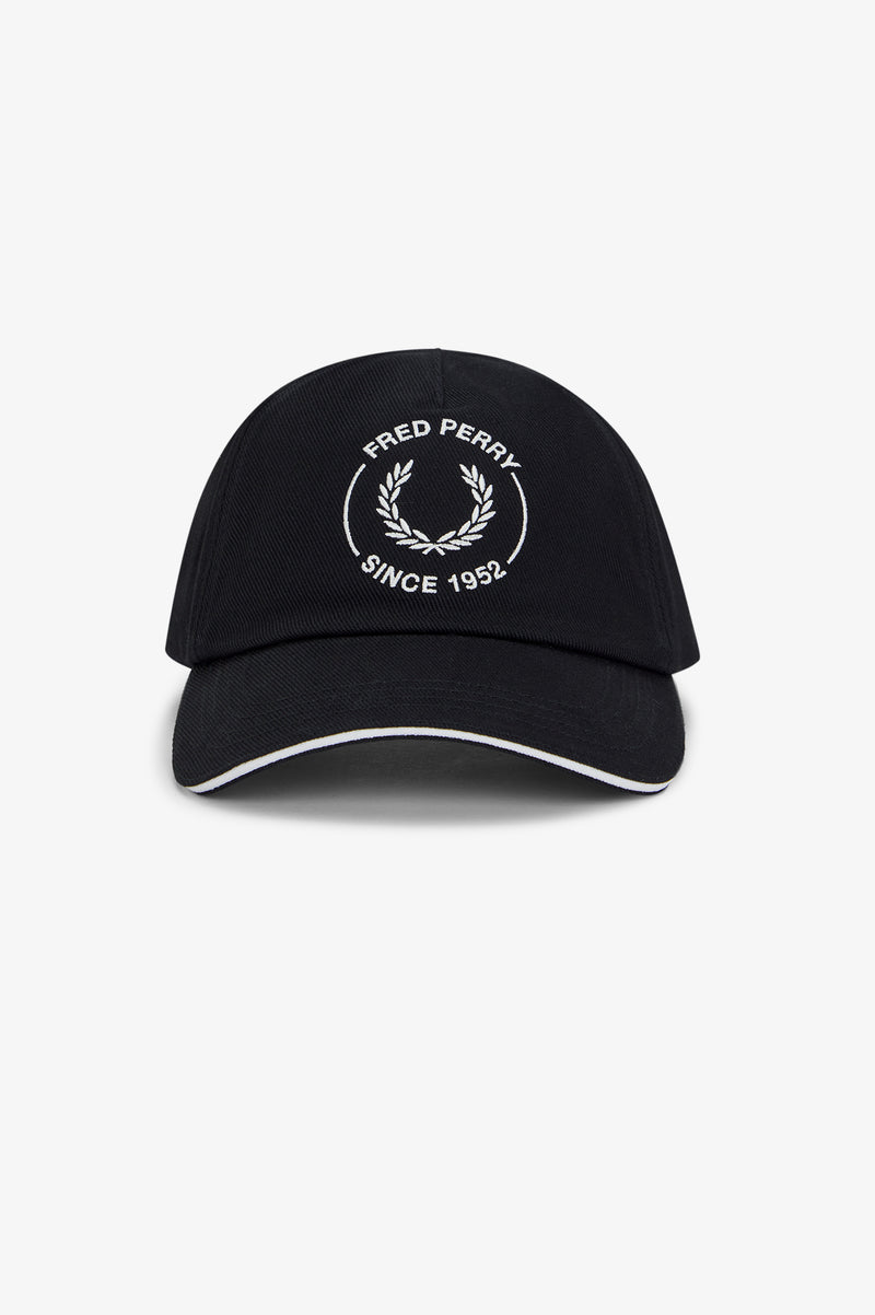 CIRCLE BRANDED PIPED TWILL CAP