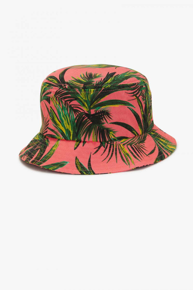 FRED PERRY AMY PALM PRINT BUCKET HAT