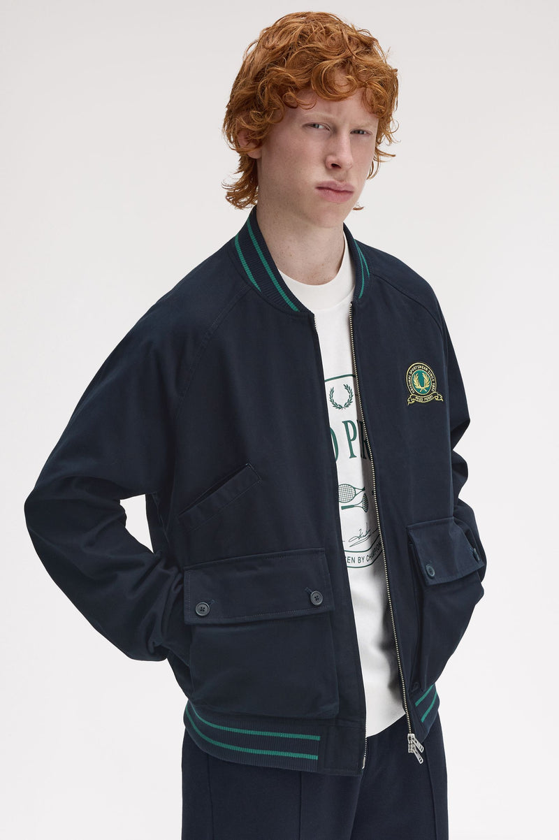 TENNIS BADGE BOMBER JACKET