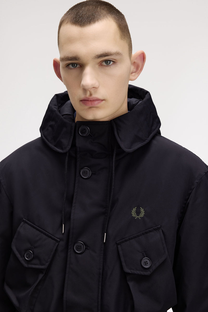 PATCH POCKET PUFFER JACKET