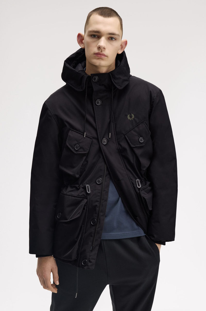 PATCH POCKET PUFFER JACKET