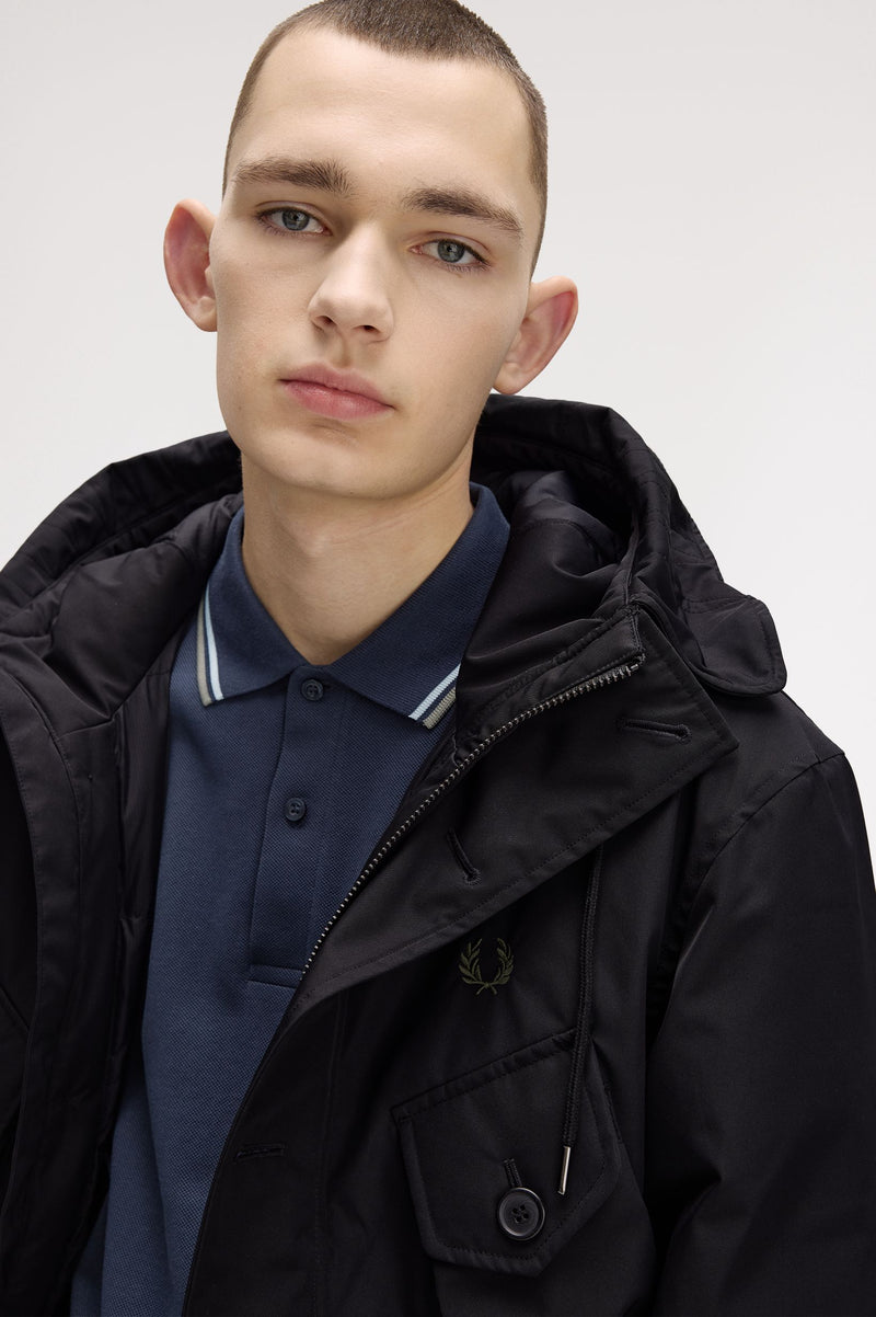 PATCH POCKET PUFFER JACKET