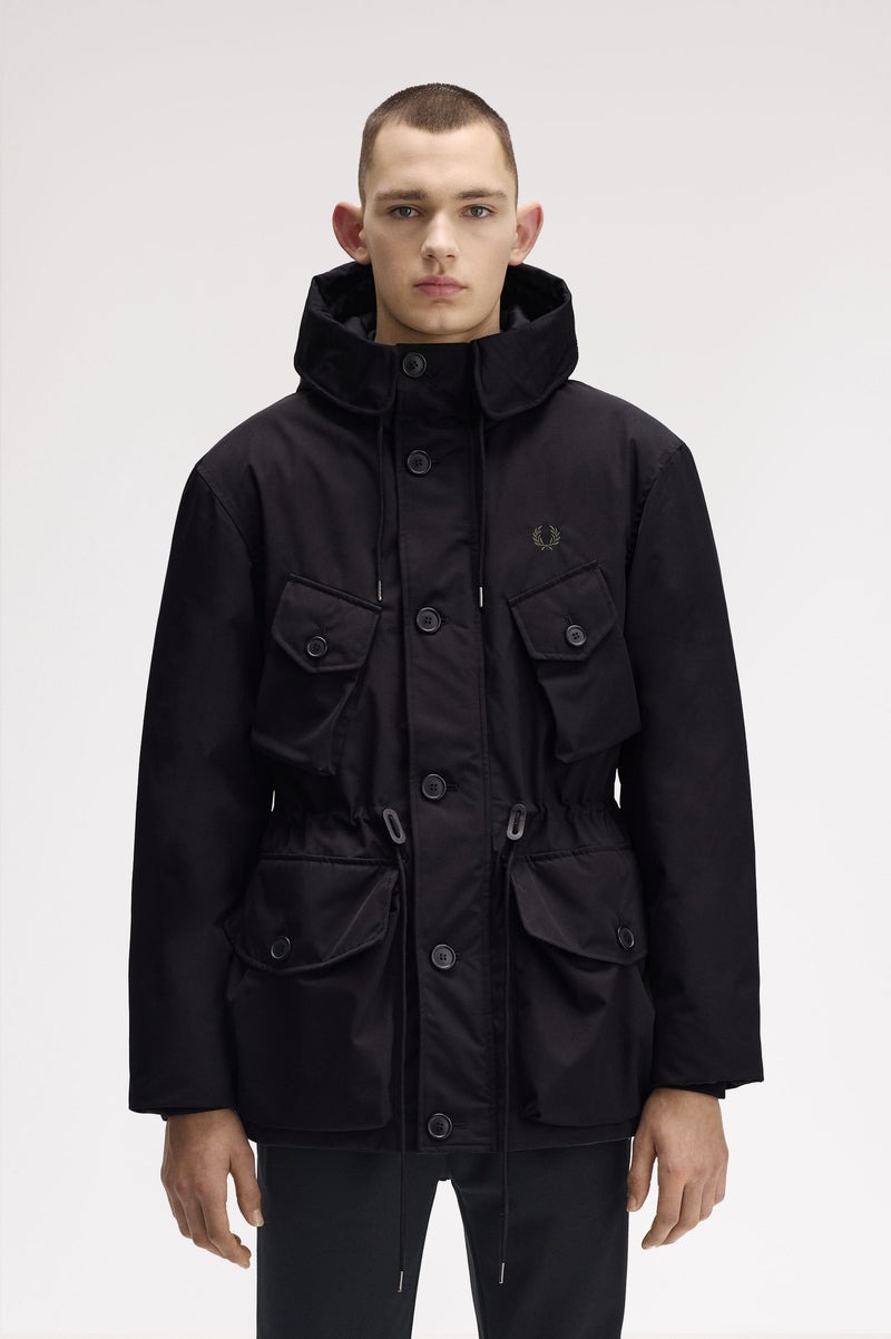 PATCH POCKET PUFFER JACKET