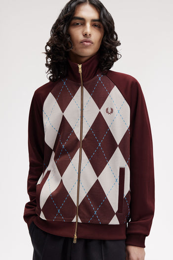 ARGYLE TRACK JACKET