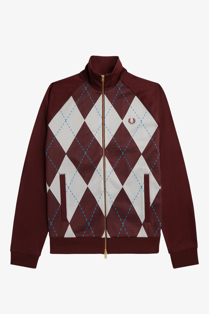 ARGYLE TRACK JACKET