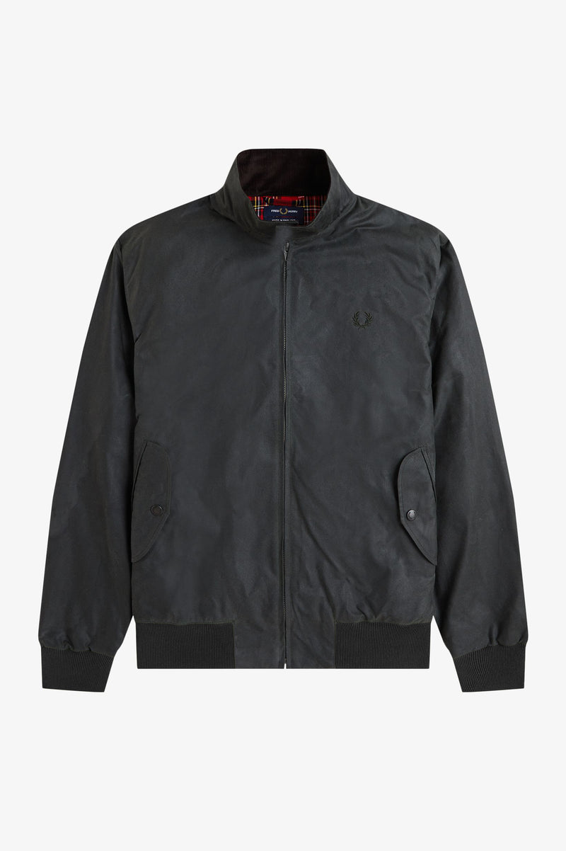WAXED HARRINGTON JACKET