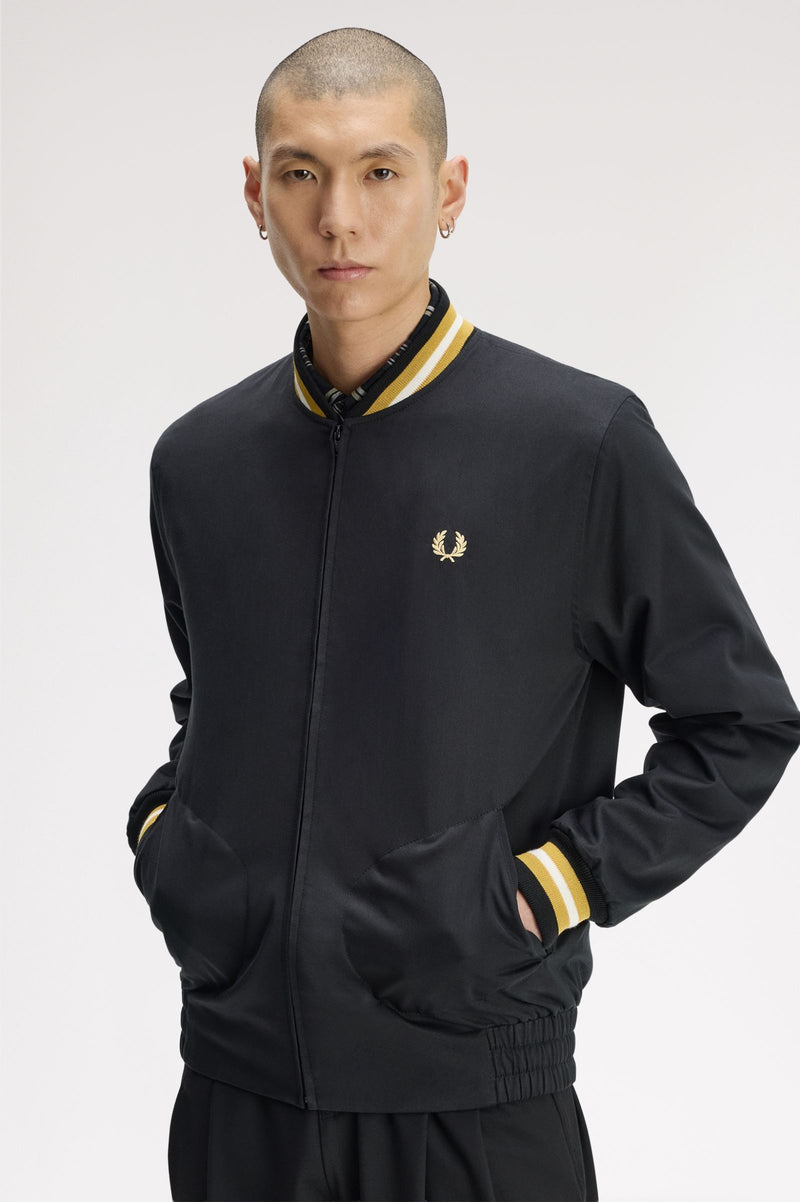 TWILL TENNIS BOMBER JACKET